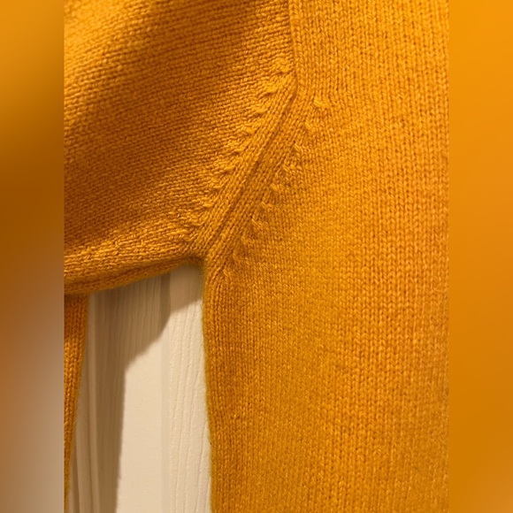 NWOT Gloria Sachs 100% Heavy Cashmere Long Dress with Roll neck Color Block - M - Picture 5 of 9